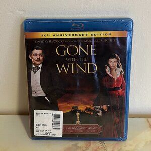 Brand New Sealed BLURAY BLU RAY DVD - GONE WITH THE WIND 70th Anniversary Ed.